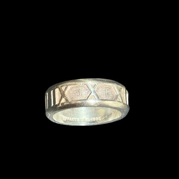 Tiffany & Co. Atlas Ring Sterling Silver 925 Width 6mm (1/4 in) Size 5 - Picture 7 of 10